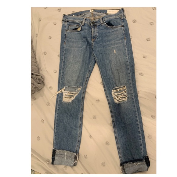 Rag & Bone Distressed Tall Jeans - Picture 4 of 9